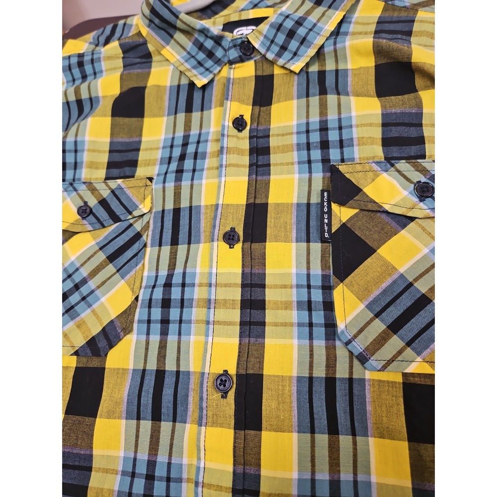 Ecko Unltd Long Sleeve Button Up Shirt Size 2Xl